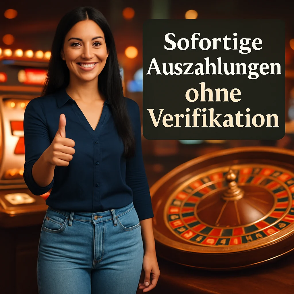Sofortige Auszahlungen ohne Verifikation